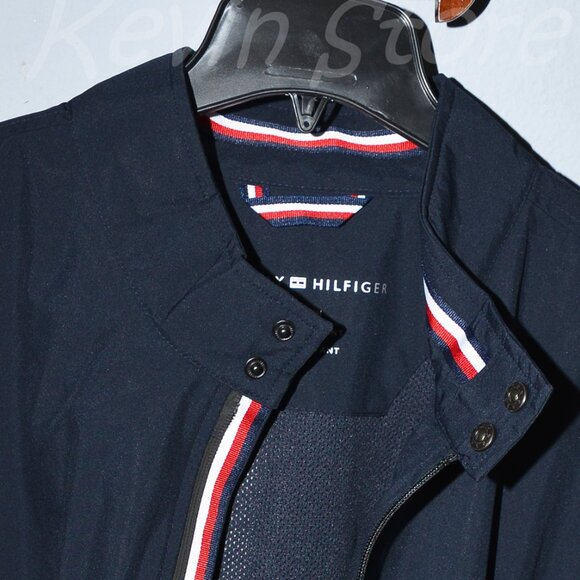 Tommy Hilfiger Men's Bomber Jacket-Blue -XXL - Picture 5 of 12